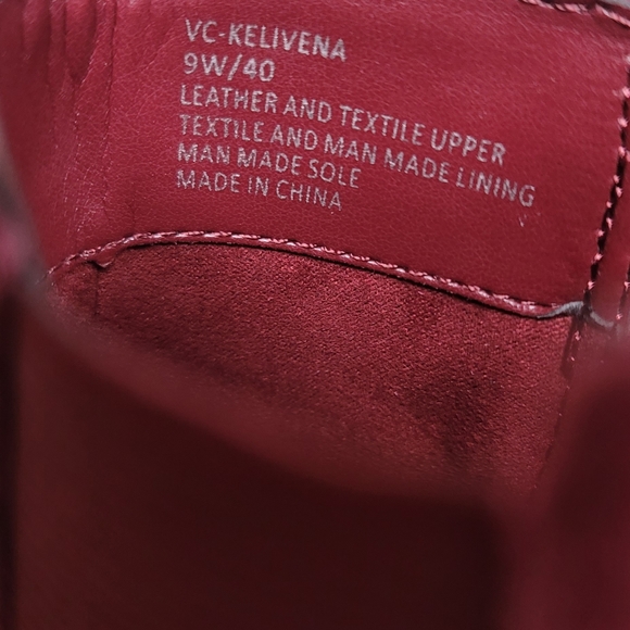 Vince Camuto Kelivena Red Croc Suede Fire Brick Chelsea Boot Size 9 - Picture 7 of 10